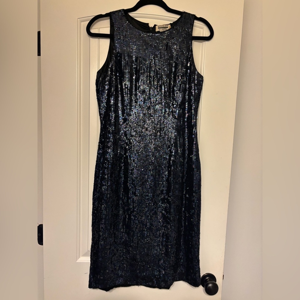 Mark & John by Gopal Navy Vintage Cocktail Dress